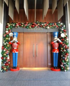 Swexan Hotel decorated by Patton Christmas Designs by Yvette